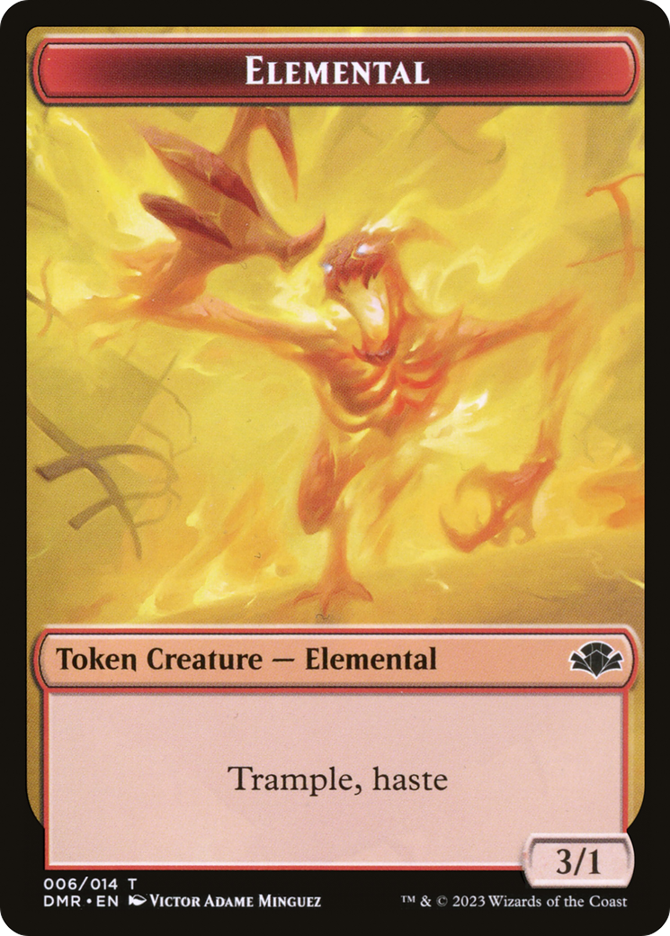 Elemental Token [Dominaria Remastered Tokens] | Eastridge Sports Cards & Games