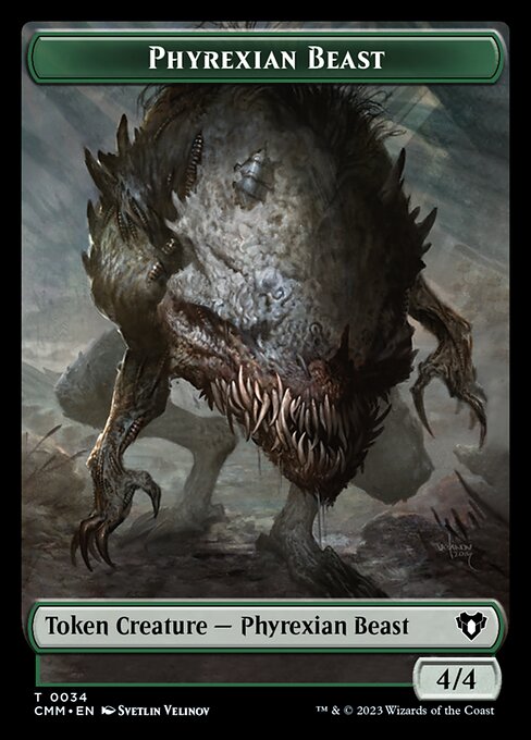 Eldrazi Scion // Phyrexian Beast Double-Sided Token [Commander Masters Tokens] | Eastridge Sports Cards & Games