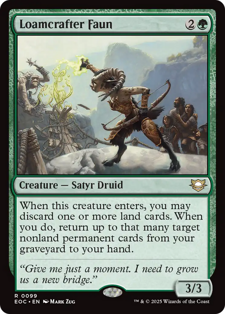 Loamcrafter Faun [Edge of Eternities Commander] | Eastridge Sports Cards & Games