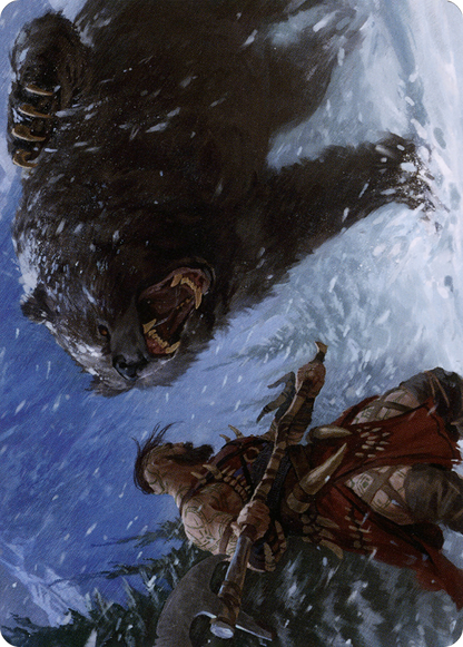 Blizzard Brawl Art Card [Kaldheim: Art Series]