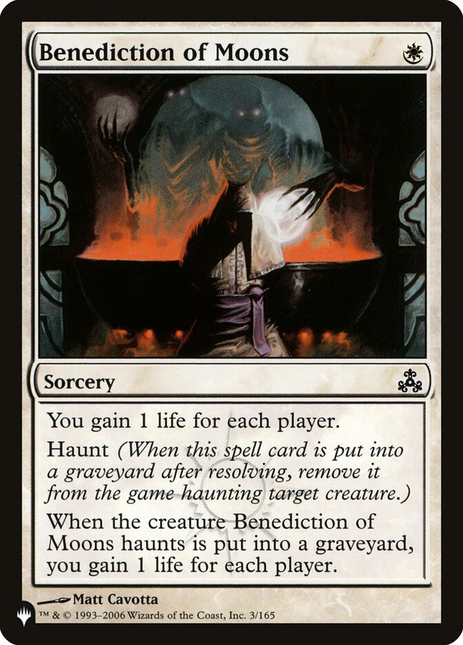 Benediction of Moons [The List] | Eastridge Sports Cards & Games
