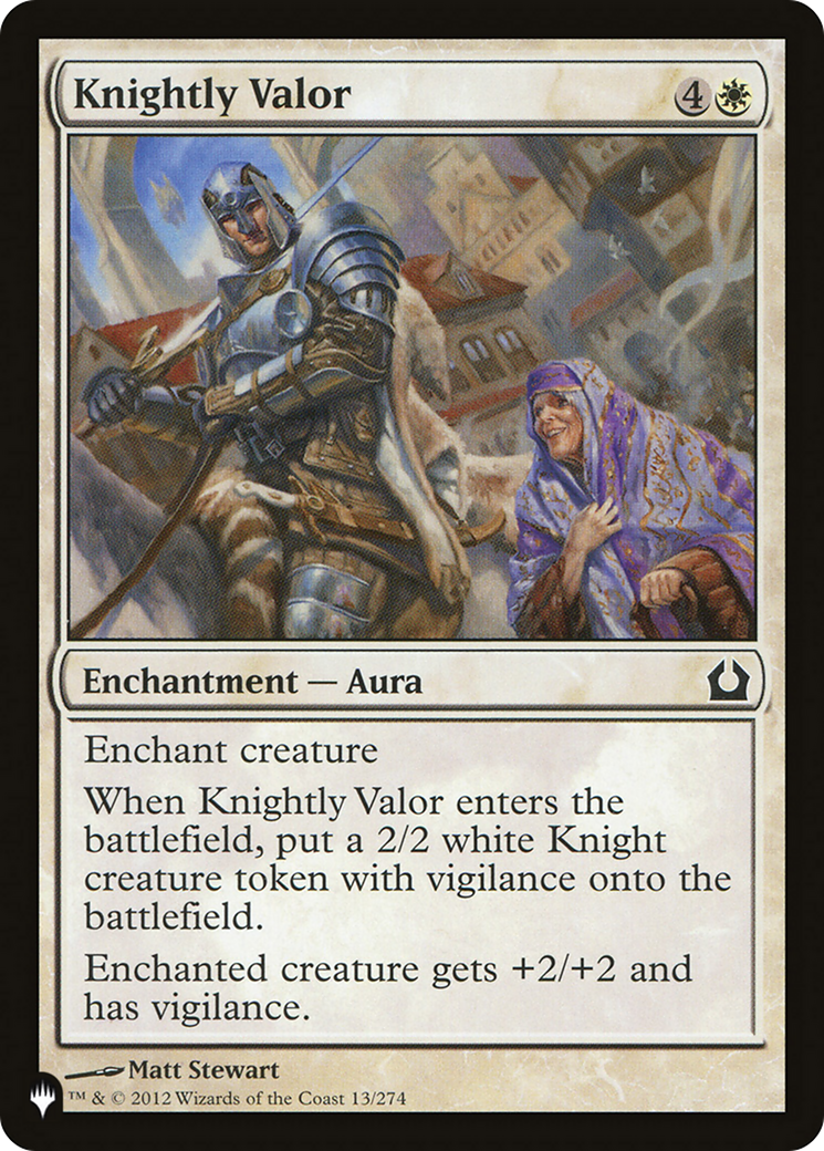 Knightly Valor [The List] | Eastridge Sports Cards & Games