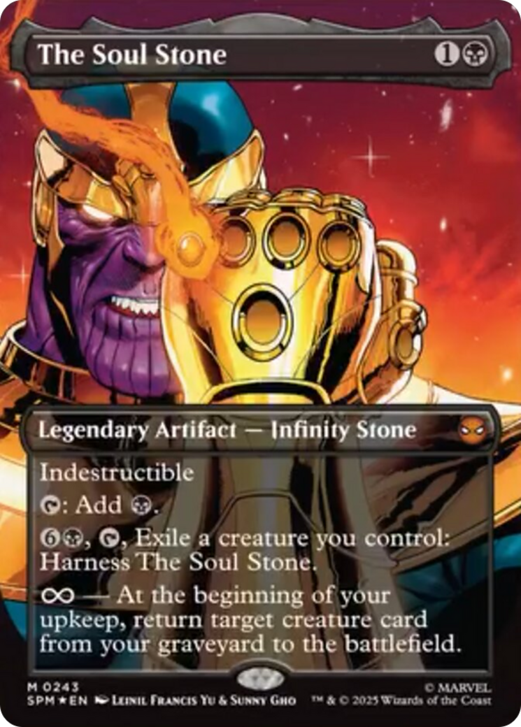 The Soul Stone (Borderless) [Marvel's Spider-Man] | Eastridge Sports Cards & Games