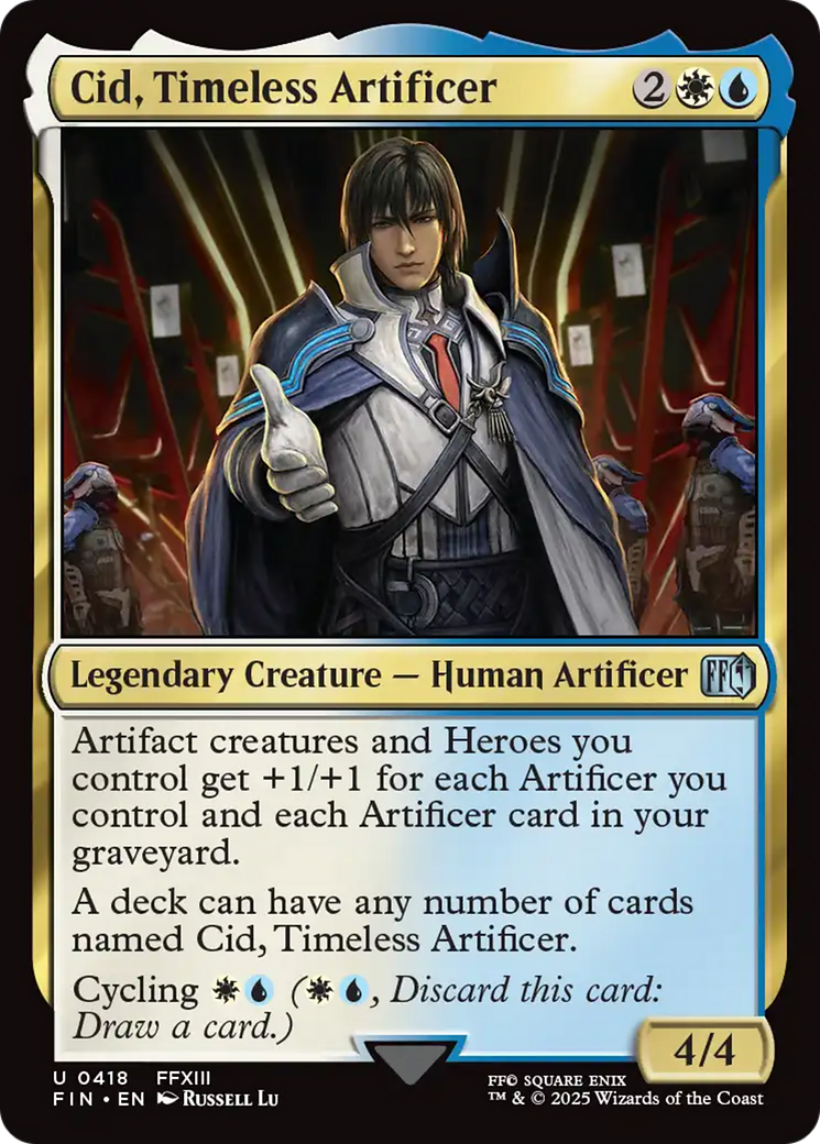 Cid, Timeless Artificer (0418) [FINAL FANTASY] | Eastridge Sports Cards & Games