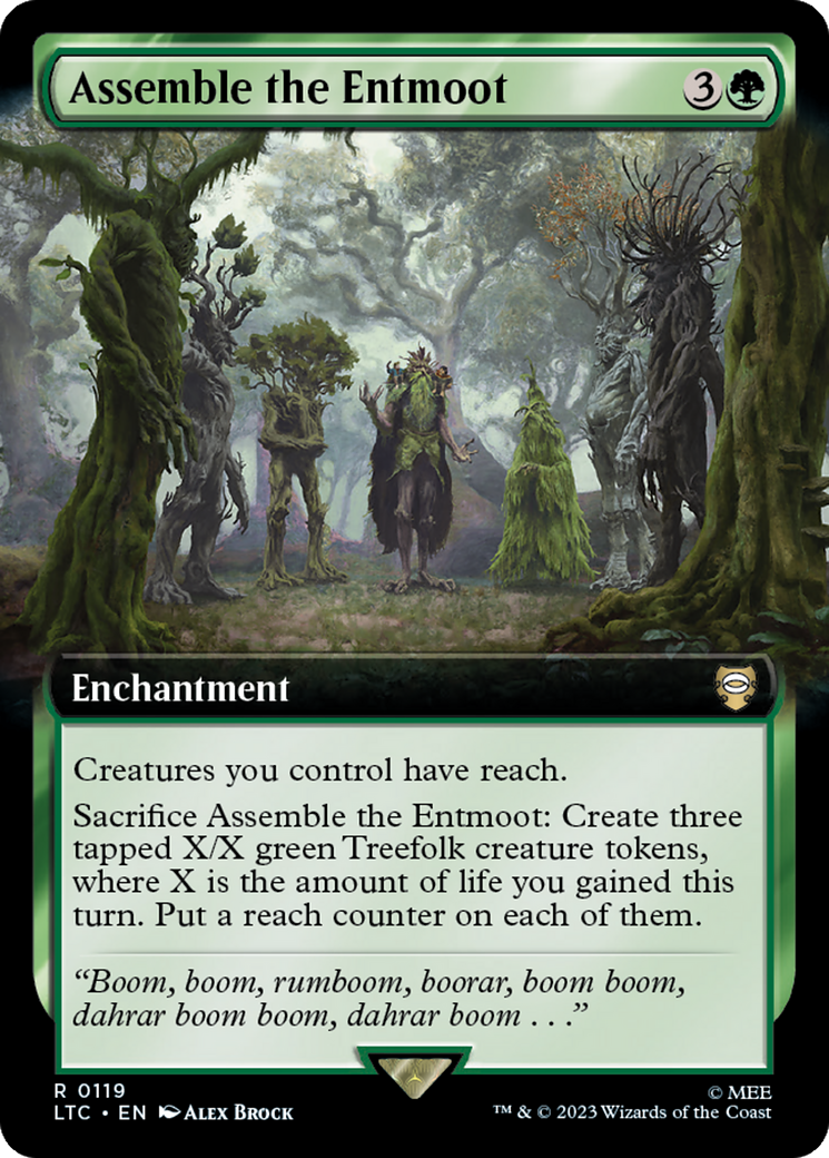 Assemble the Entmoot (Extended Art) [The Lord of the Rings: Tales of Middle-Earth Commander] | Eastridge Sports Cards & Games