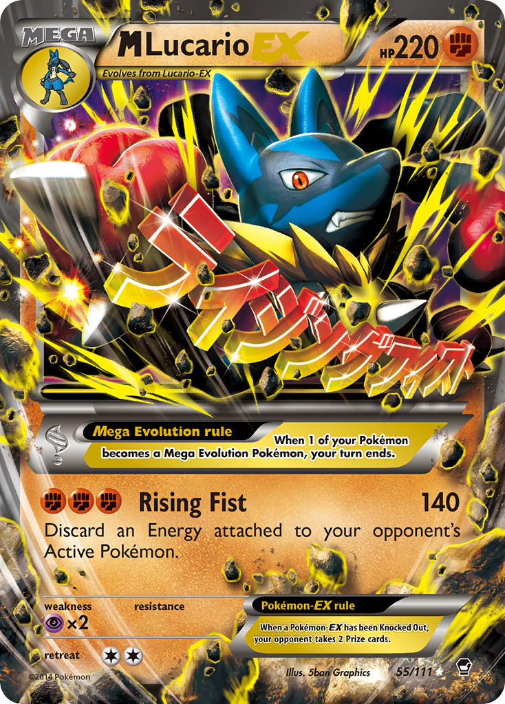 M Lucario EX (55/111) [XY: Furious Fists] | Eastridge Sports Cards & Games