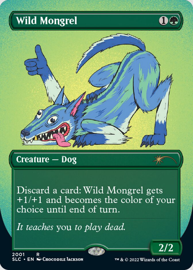 Wild Mongrel (Borderless) [Secret Lair Countdown Kit] | Eastridge Sports Cards & Games
