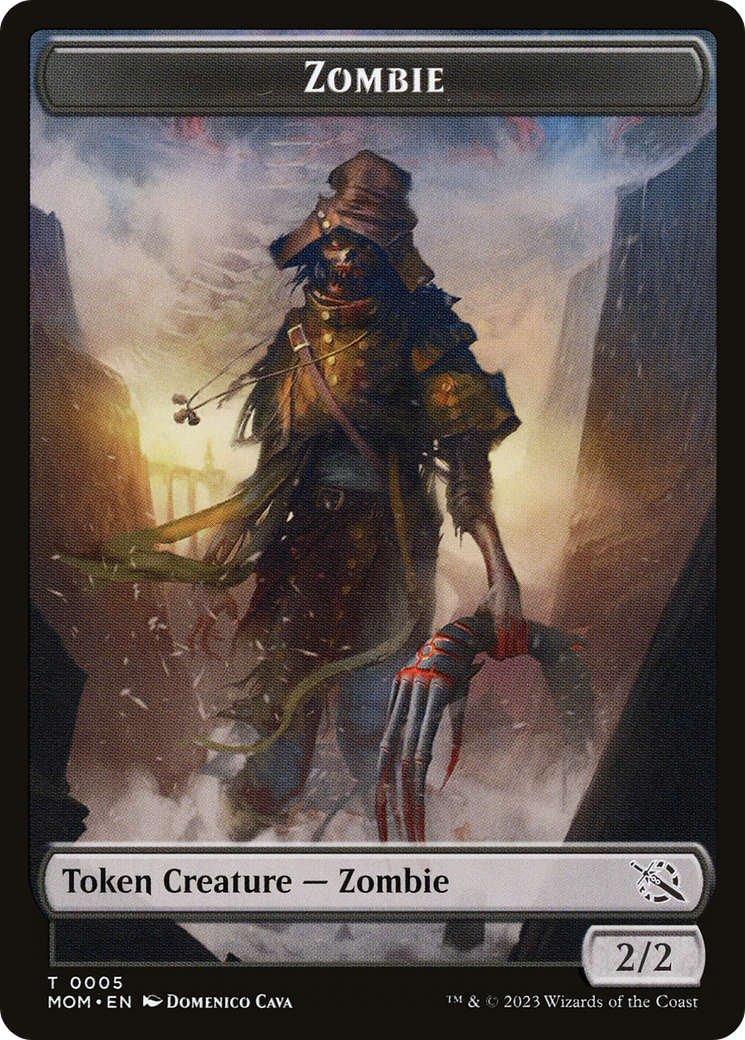 Elemental (02) // Zombie Double-Sided Token [March of the Machine Tokens] | Eastridge Sports Cards & Games