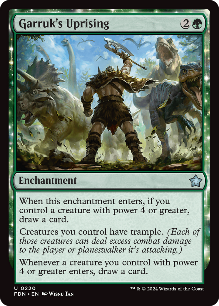 Garruk's Uprising [Foundations] | Eastridge Sports Cards & Games