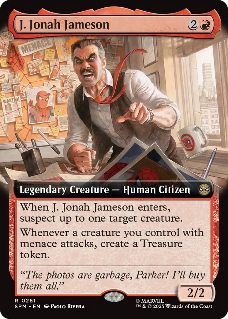 J. Jonah Jameson (Extended Art) [Marvel's Spider-Man] | Eastridge Sports Cards & Games