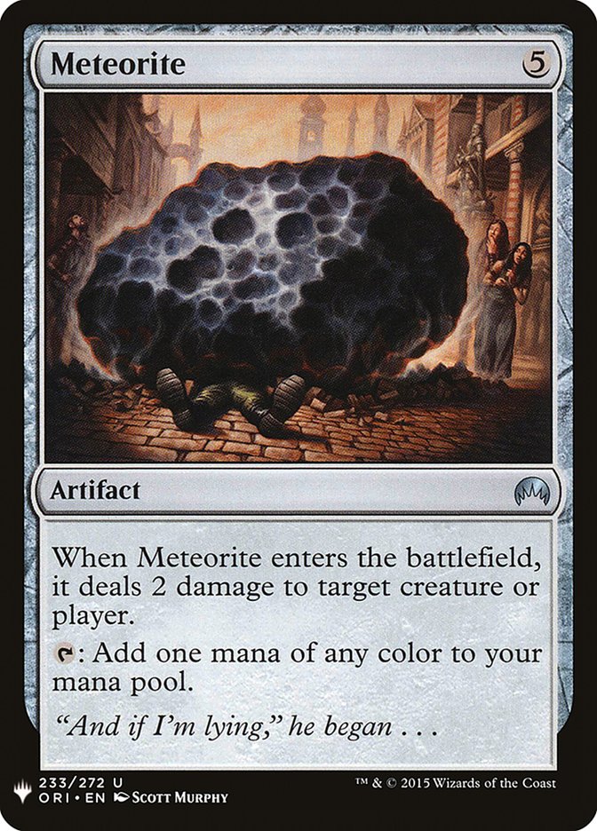 Meteorite [Mystery Booster] | Eastridge Sports Cards & Games