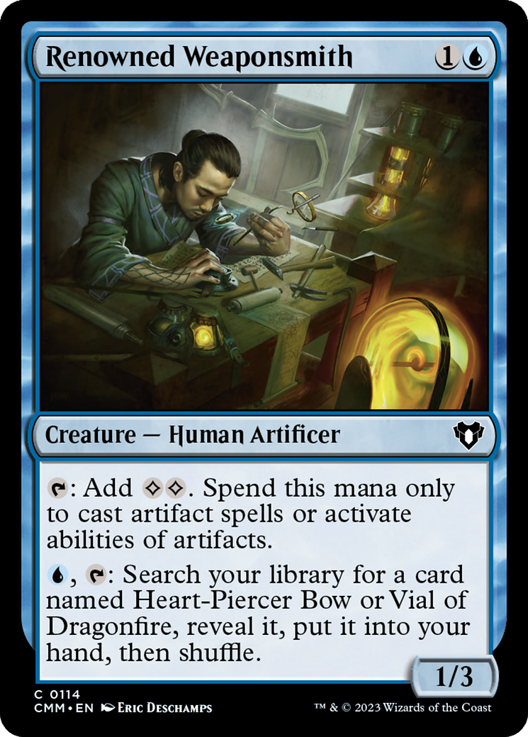 Renowned Weaponsmith [Commander Masters] | Eastridge Sports Cards & Games
