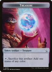 Treasure (20) // Phyrexian Saproling Double-Sided Token [March of the Machine Tokens] | Eastridge Sports Cards & Games