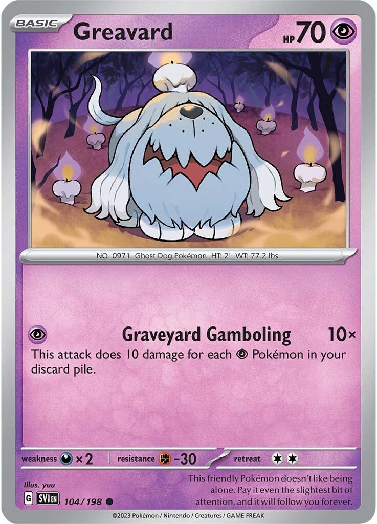 Greavard (104/198) [Scarlet & Violet: Base Set] | Eastridge Sports Cards & Games