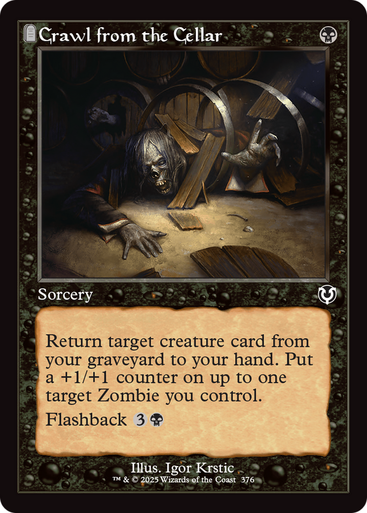 Crawl from the Cellar (Retro Frame) [Innistrad Remastered] | Eastridge Sports Cards & Games