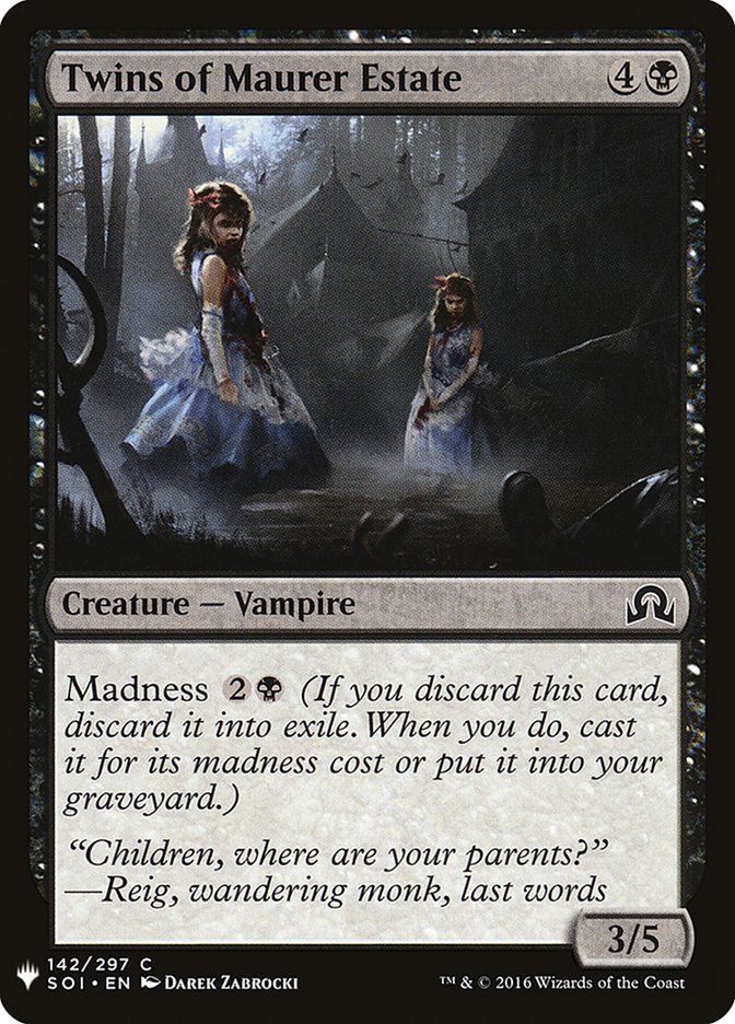 Twins of Maurer Estate [Mystery Booster] | Eastridge Sports Cards & Games
