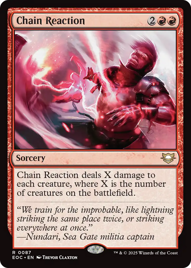 Chain Reaction [Edge of Eternities Commander] | Eastridge Sports Cards & Games