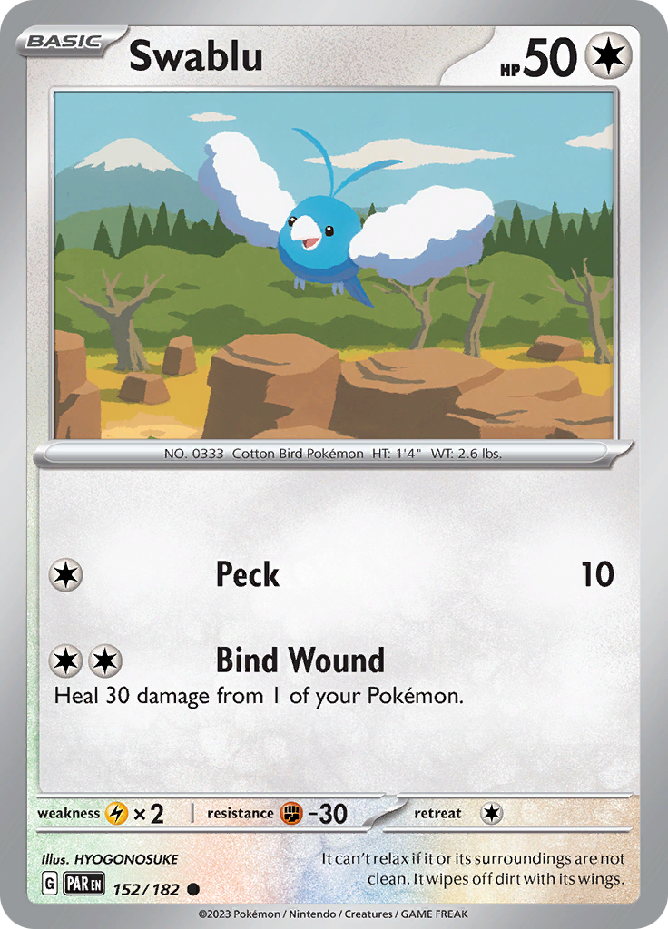 Swablu (152/182) [Scarlet & Violet: Paradox Rift] | Eastridge Sports Cards & Games