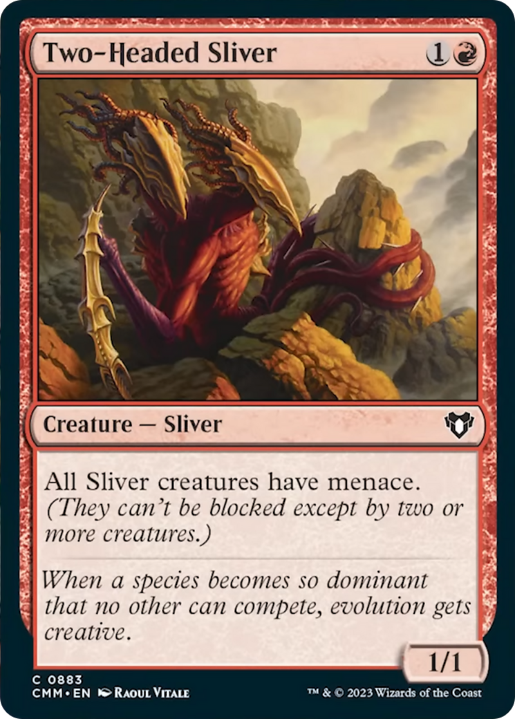 Two-Headed Sliver [Commander Masters] | Eastridge Sports Cards & Games