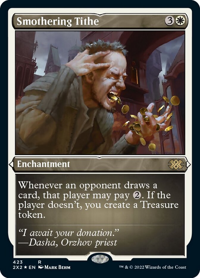 Smothering Tithe (Foil Etched) [Double Masters 2022] | Eastridge Sports Cards & Games