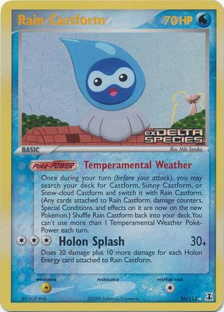 Rain Castform (26/113) (Stamped) [EX: Delta Species] | Eastridge Sports Cards & Games