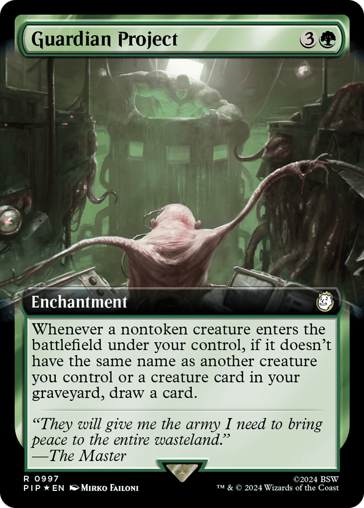 Guardian Project (Extended Art) (Surge Foil) [Fallout] | Eastridge Sports Cards & Games