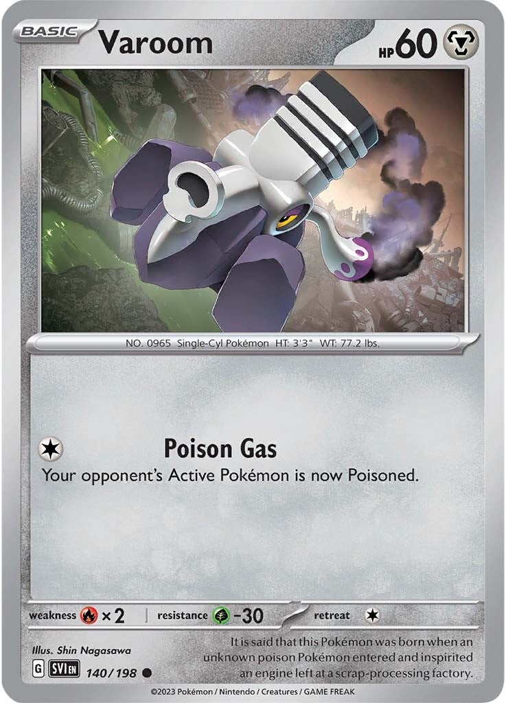 Varoom (140/198) [Scarlet & Violet: Base Set] | Eastridge Sports Cards & Games