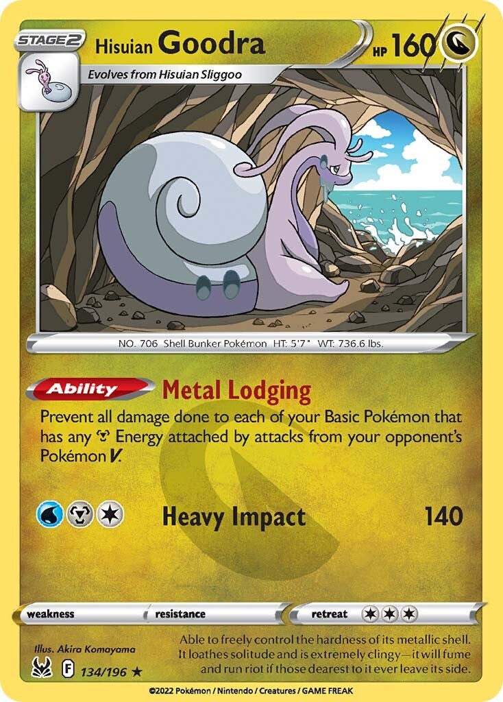 Hisuian Goodra (134/196) [Sword & Shield: Lost Origin] | Eastridge Sports Cards & Games