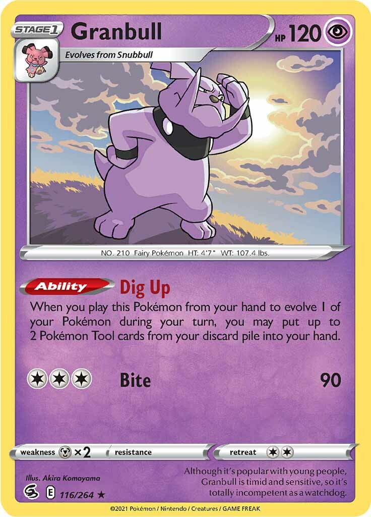 Granbull (116/264) [Sword & Shield: Fusion Strike] | Eastridge Sports Cards & Games