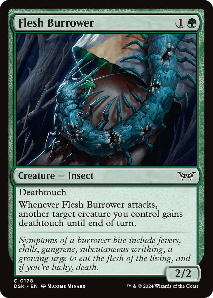 Flesh Burrower [Duskmourn: House of Horror] | Eastridge Sports Cards & Games