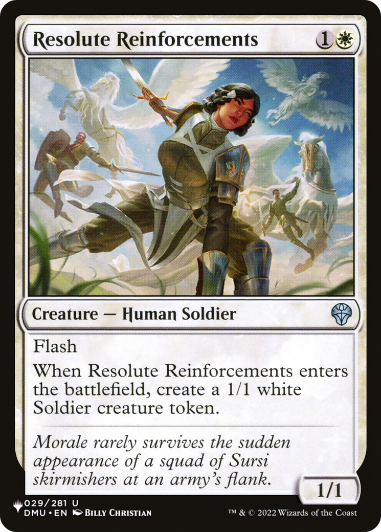 Resolute Reinforcements [The List] | Eastridge Sports Cards & Games
