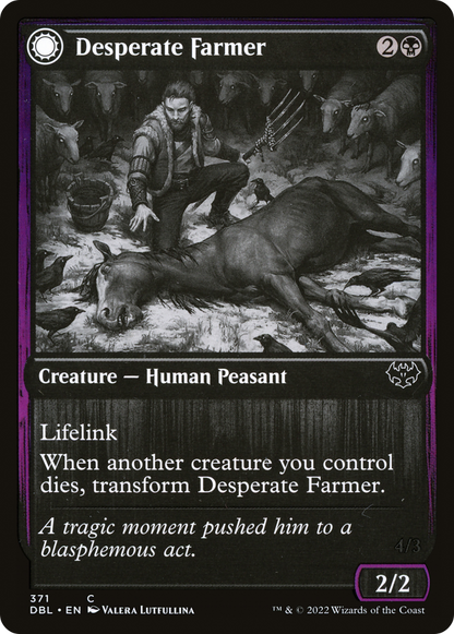 Desperate Farmer // Depraved Harvester [Innistrad: Double Feature]
