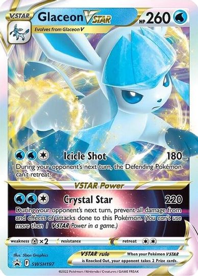 Glaceon VSTAR (SWSH197) (Jumbo Card) [Sword & Shield: Black Star Promos] | Eastridge Sports Cards & Games