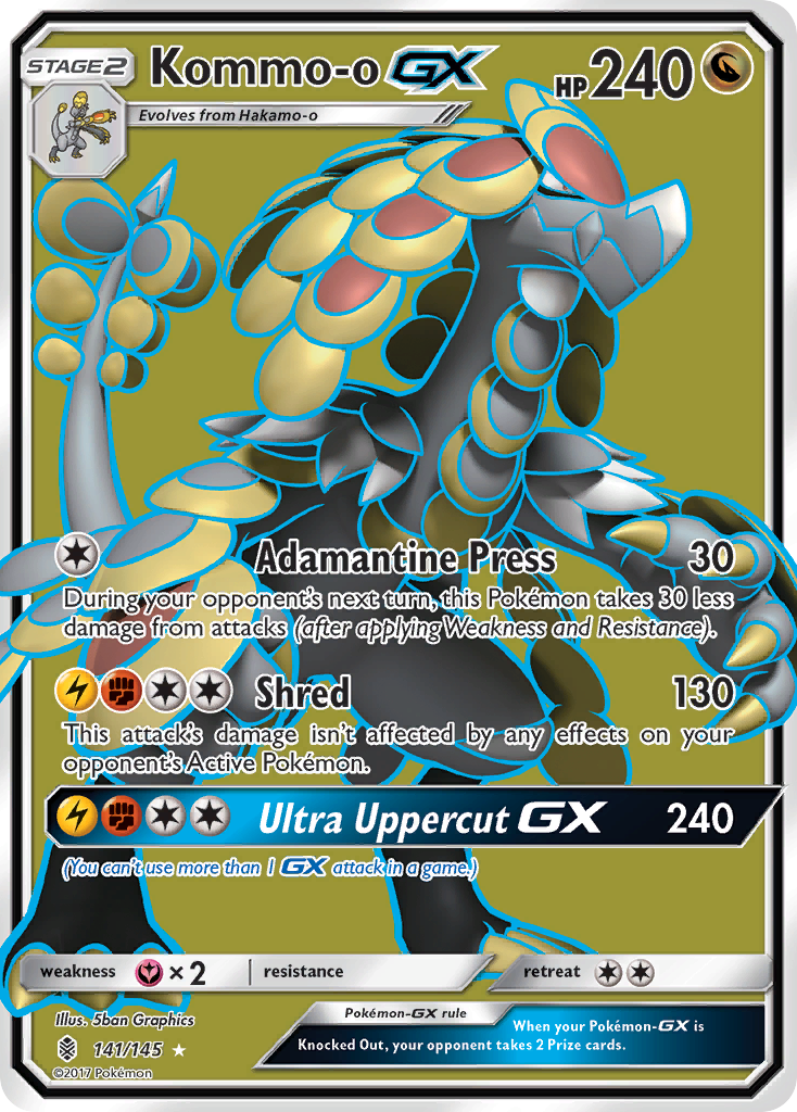 Kommo-o GX (141/145) [Sun & Moon: Guardians Rising] | Eastridge Sports Cards & Games