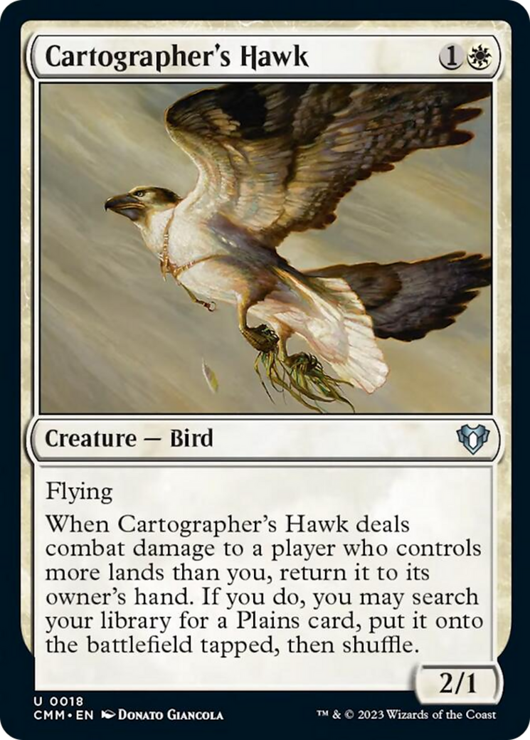 Cartographer's Hawk [Commander Masters] | Eastridge Sports Cards & Games