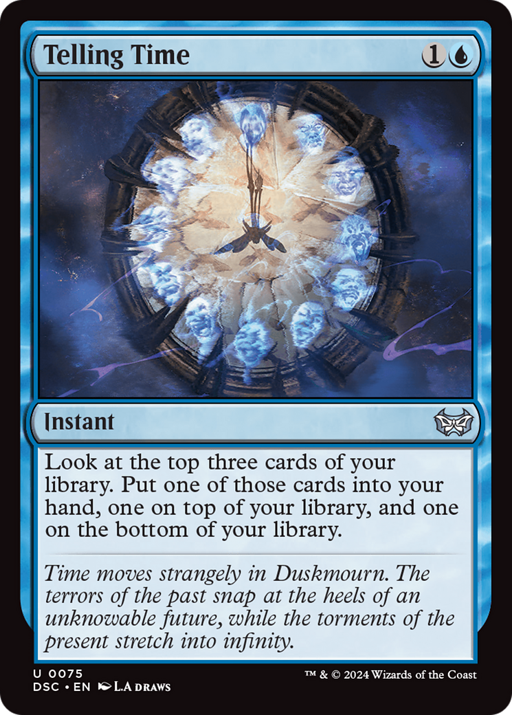 Telling Time [Duskmourn: House of Horror Commander] | Eastridge Sports Cards & Games