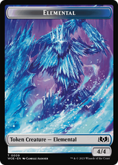 Elemental // Food (0011) Double-Sided Token [Wilds of Eldraine Tokens] | Eastridge Sports Cards & Games