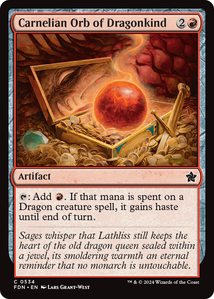 Carnelian Orb of Dragonkind [Foundations] | Eastridge Sports Cards & Games