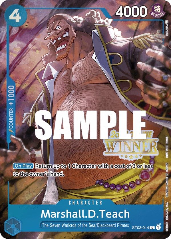 Marshall.D.Teach (Online Regional 2023) [Winner] [One Piece Promotion Cards] | Eastridge Sports Cards & Games