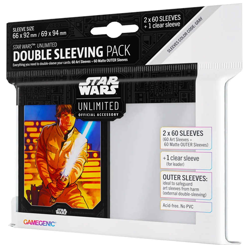 Star Wars Unlimited: Art Sleeves Double Sleeving Pack - Luke Skywalker | Eastridge Sports Cards & Games