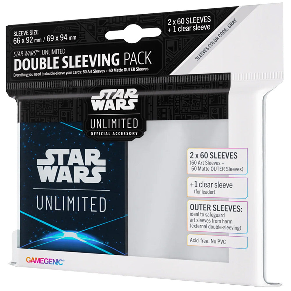 Star Wars Unlimited: Art Sleeves Double Sleeving Pack - Space Blue | Eastridge Sports Cards & Games