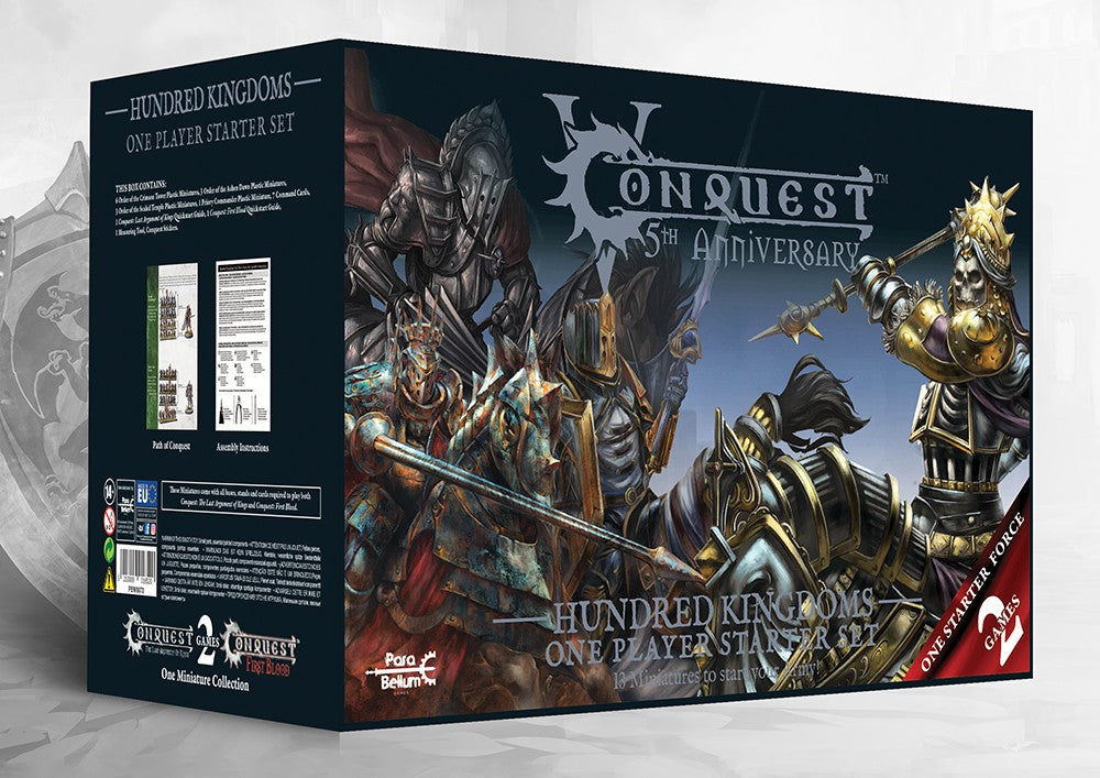 Conquest: Hundred Kingdoms 5th Anniversary Supercharged One Player Starter Set | Eastridge Sports Cards & Games