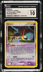 2005 Pokemon EX Emerald Deoxys Holo Stamped #2 CGC 10 | Eastridge Sports Cards & Games