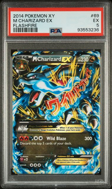 2014 Pokemon Flashfire Mega Charizard Ex #69 PSA 5 | Eastridge Sports Cards & Games