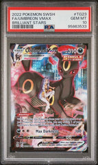 2022 Pokemon Brilliant Stars Umbreon VMax #TG23 PSA 10 | Eastridge Sports Cards & Games