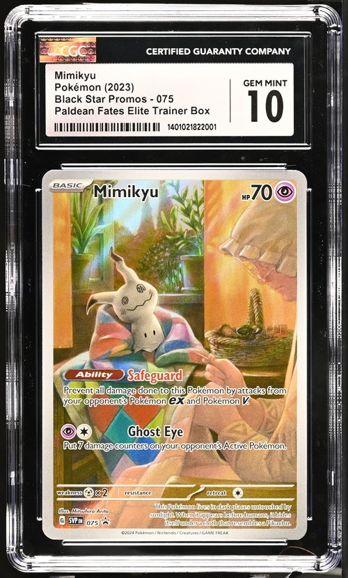 2023 Pokemon Paldean Fates Promo Mimikyu #075 CGC 10 | Eastridge Sports Cards & Games