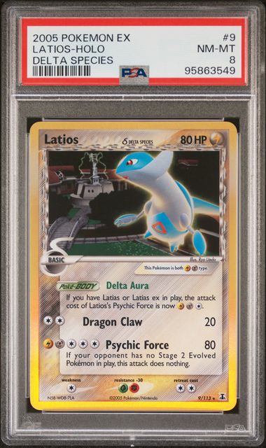 2005 Pokemon Delta Species Latios Holo #9 PSA 8 | Eastridge Sports Cards & Games