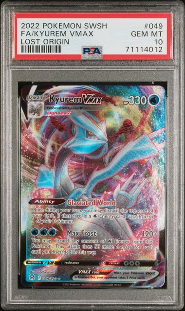 2022 Pokemon Lost Origin Kyurem VMax #049 PSA 10 | Eastridge Sports Cards & Games