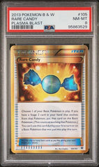 2013 Pokemon Plasma Blast Rare Candy #105 PSA 8 | Eastridge Sports Cards & Games