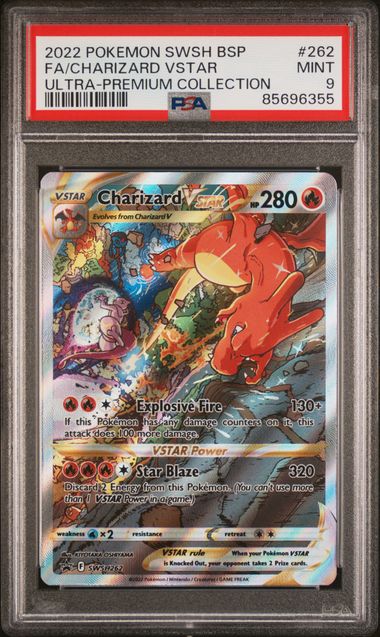 2022 Pokemon Ultra-Premium Collection Charizard VStar #SWSH262 PSA 9 | Eastridge Sports Cards & Games